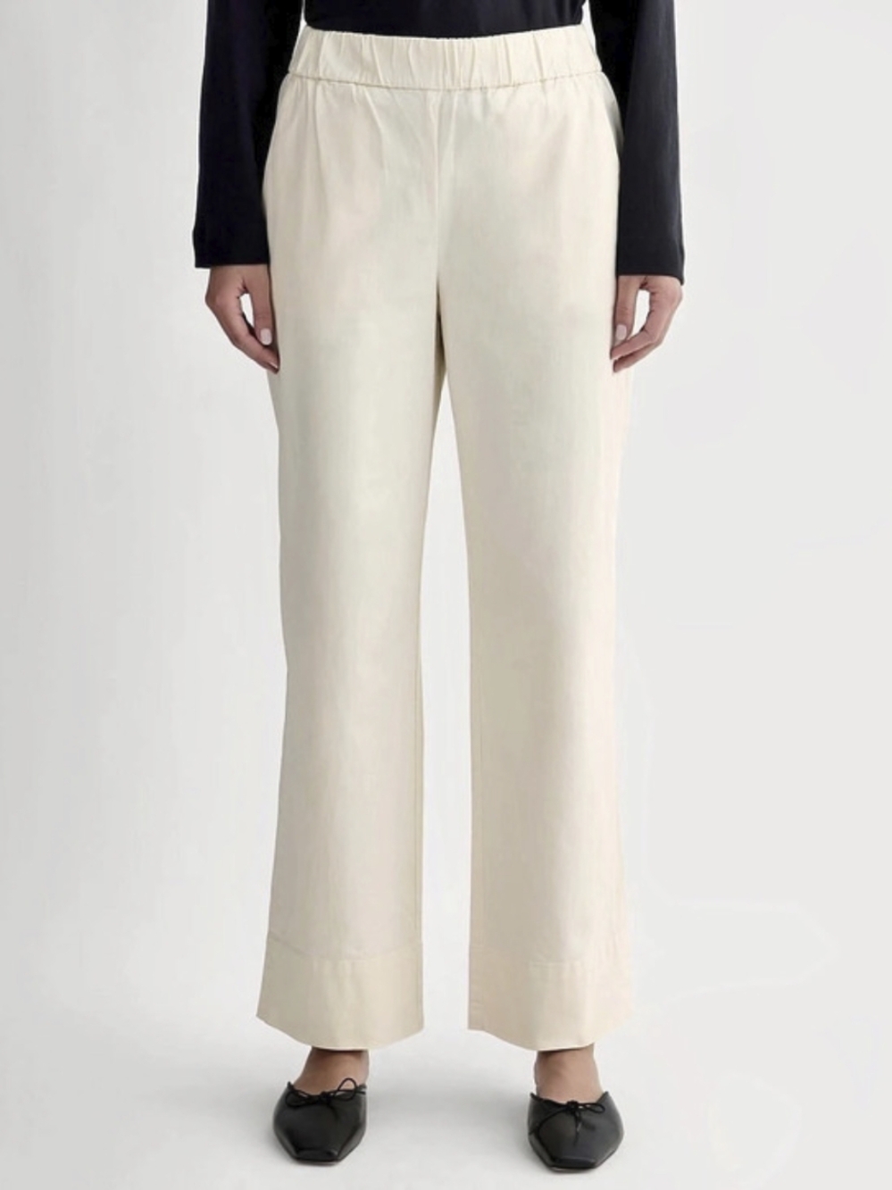 Everlane Easy Pants in Canvas Size Small - Picture 2 of 8